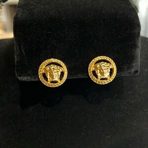 •Vintage Clip-On Versace earrings